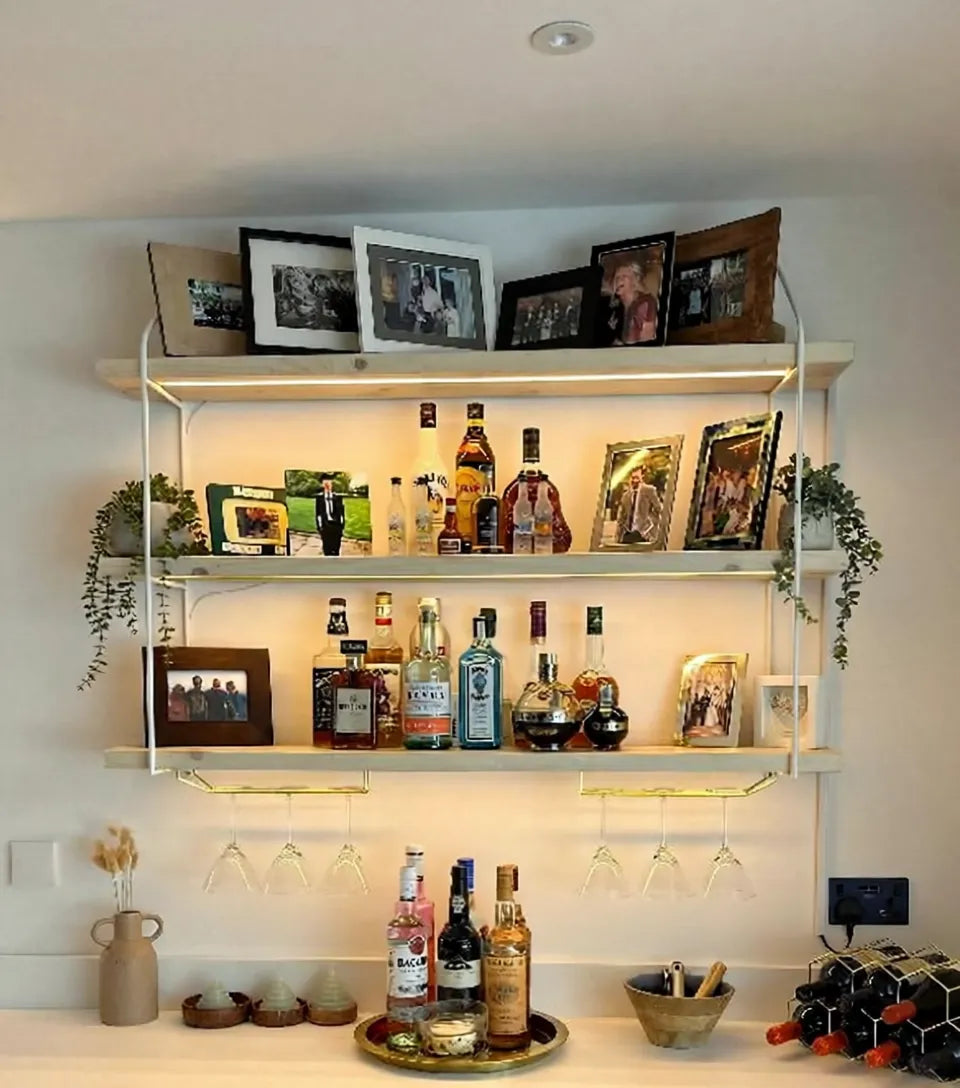 3 level shelf led lights